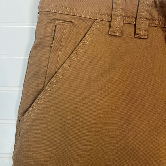 Duluth Trading Co Men’s Flex Fire Hose Work Pants 46x30 Brown Utility Canvas - Picture 5 of 5